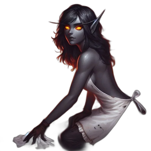 staff, creature, fantasy art, concept art transparent PNG cut-out