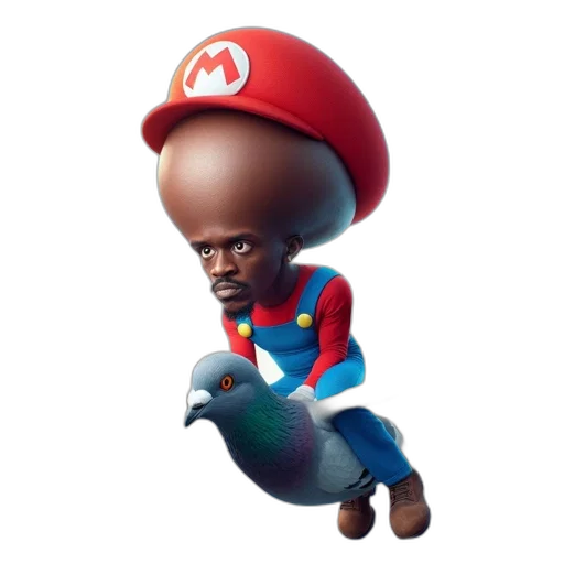 hat, creature, hair, face transparent PNG cut-out