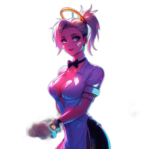 robot, staff, dress, weapon transparent PNG cut-out