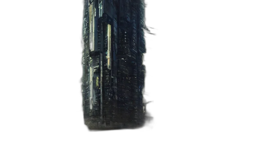 dress, building, robot, weapon transparent PNG cut-out