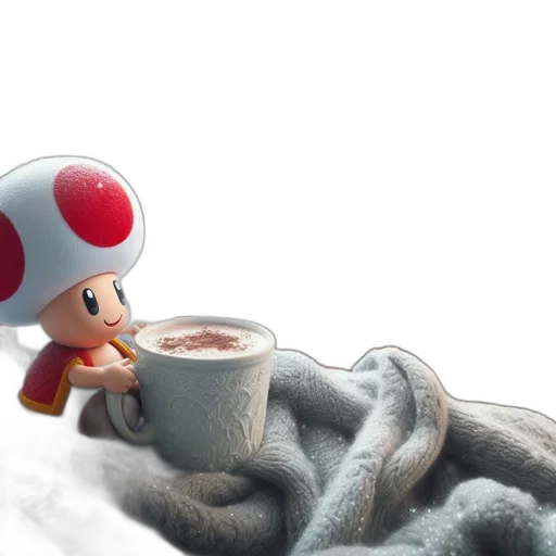 hat, food, 3d render, concept art transparent PNG cut-out