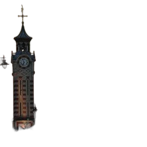 building, 3d render, concept art, pixel art transparent PNG cut-out