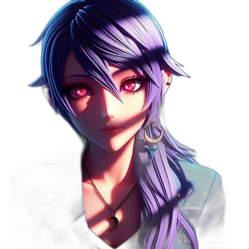 face, anime, fantasy art, pixel art transparent PNG cut-out