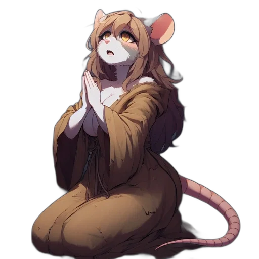 jacket, animal, staff, creature transparent PNG cut-out