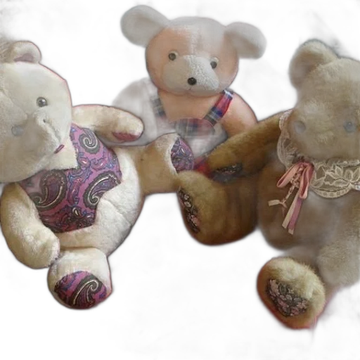 3d render, photorealistic, three, teddy transparent PNG cut-out