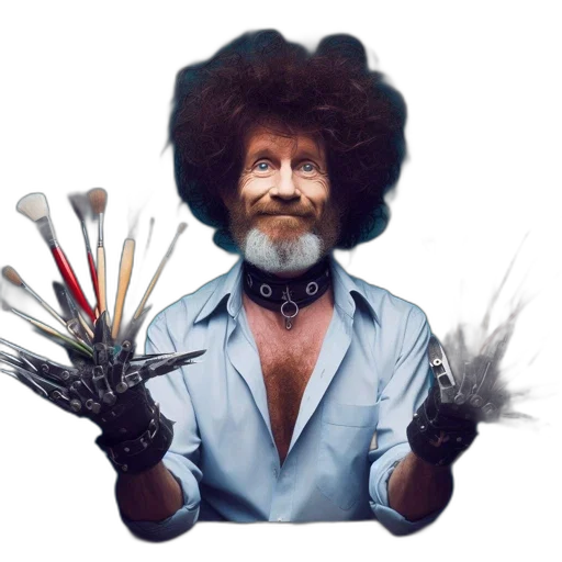 staff, hair, animal, photorealistic transparent PNG cut-out