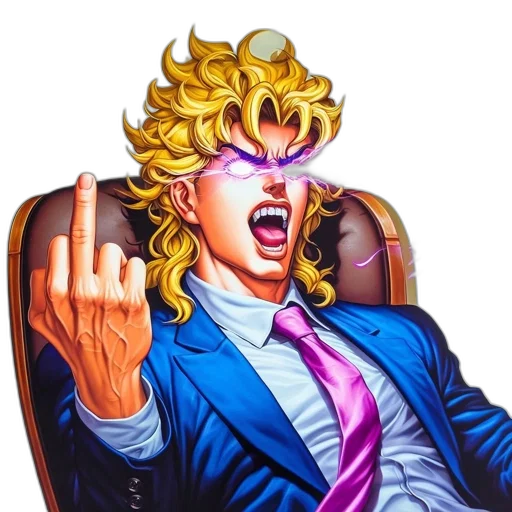 face, staff, jacket, crown transparent PNG cut-out