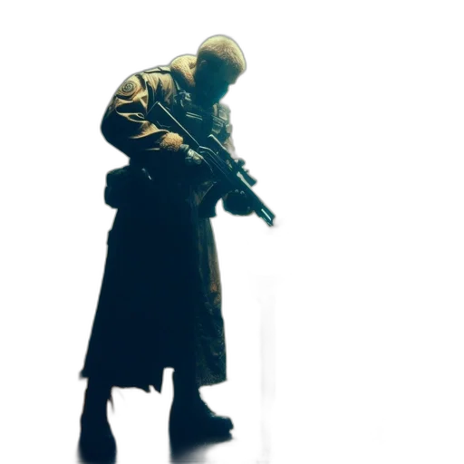weapon, jacket, staff, sword transparent PNG cut-out