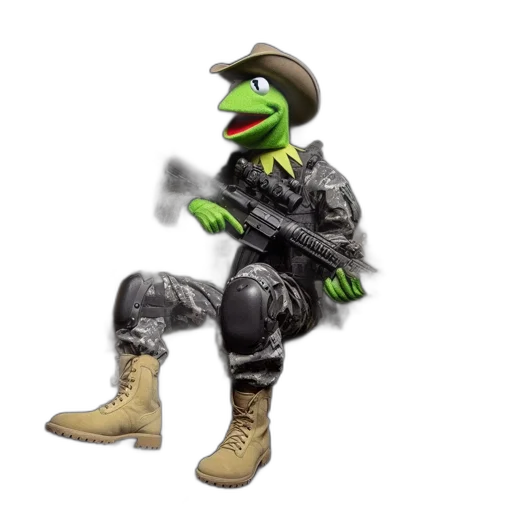 weapon, animal, jacket, hat transparent PNG cut-out