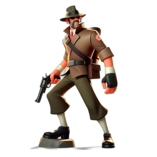 staff, weapon, concept art, 3d render transparent PNG cut-out
