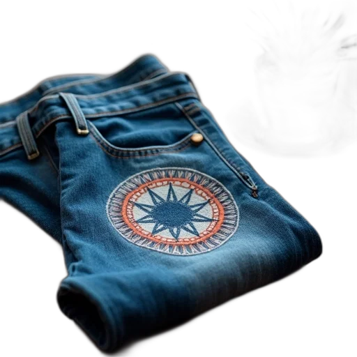 jacket, 3d render, pair, blue transparent PNG cut-out