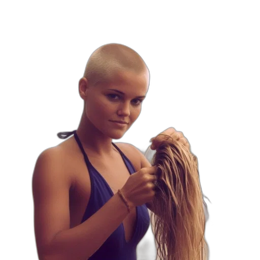 hair, staff, weapon, animal transparent PNG cut-out