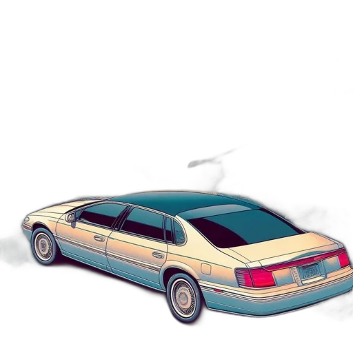 car, jacket, weapon, 3d render transparent PNG cut-out