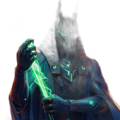 mask, staff, robot, sword transparent PNG cut-out