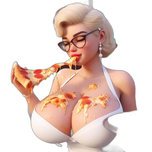 food, dress, 3d render, concept art transparent PNG cut-out