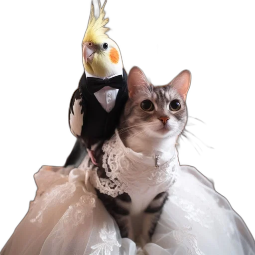 dress, animal, crown, jewelry transparent PNG cut-out
