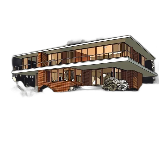 building, 3d render, photorealistic, concept art transparent PNG cut-out