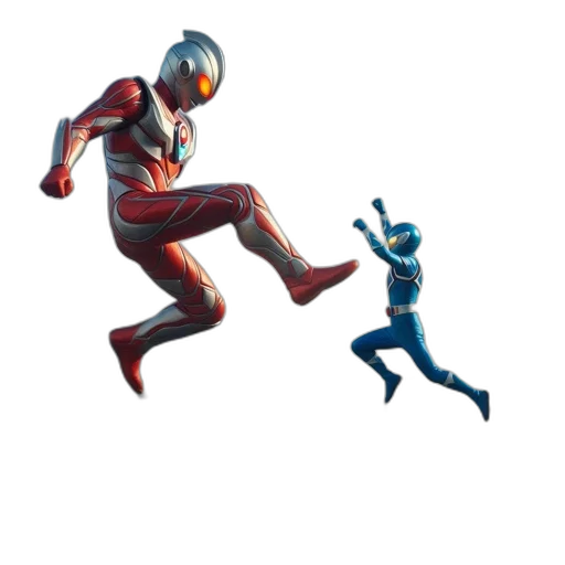 robot, creature, concept art, pixel art transparent PNG cut-out