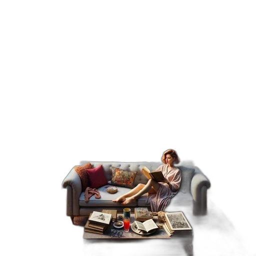 furniture, shoes, dress, jewelry transparent PNG cut-out