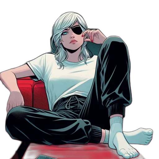 jacket, comic book art, concept art, cartoon transparent PNG cut-out