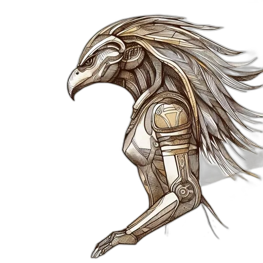 mask, fantasy art, concept art, watercolor transparent PNG cut-out