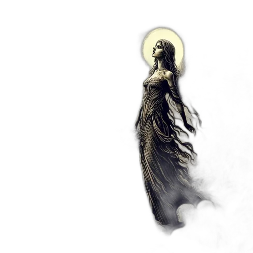 dress, concept art, fantasy art, photorealistic transparent PNG cut-out