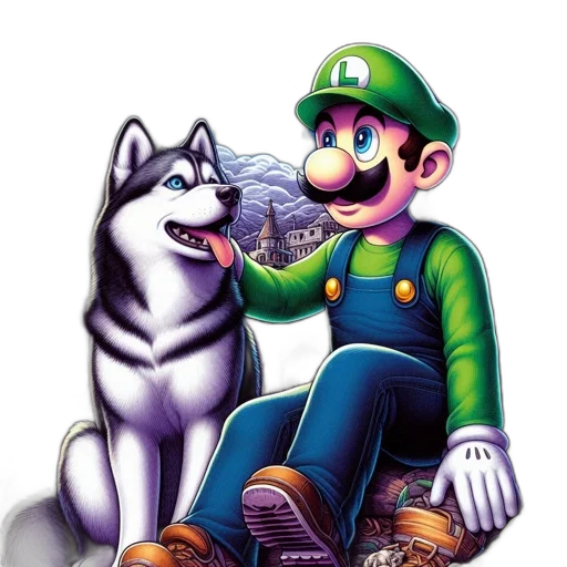 animal, pixel art, concept art, cartoon transparent PNG cut-out