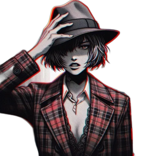 hat, jacket, mask, face transparent PNG cut-out