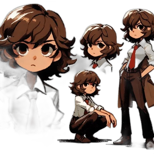 staff, jacket, concept art, anime transparent PNG cut-out