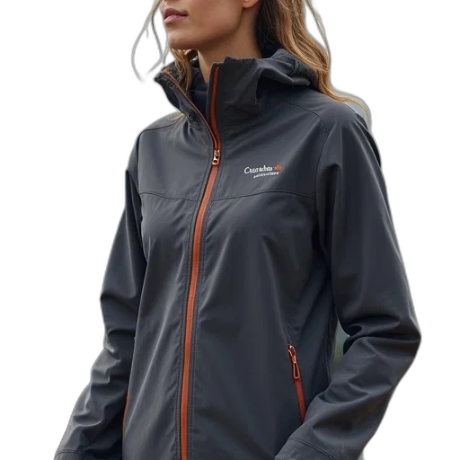 jacket, columbia, women, softshell transparent PNG cut-out