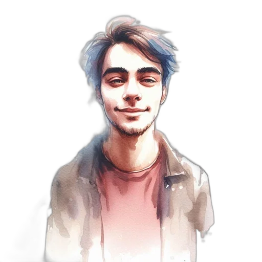 face, jacket, staff, creature transparent PNG cut-out