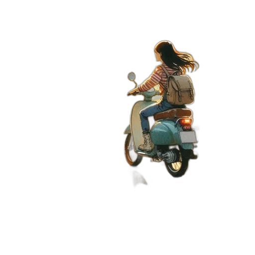 car, hair, concept art, pixel art transparent PNG cut-out