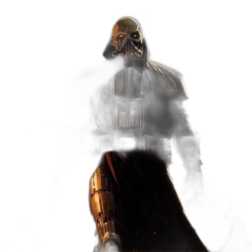 mask, robot, weapon, concept art transparent PNG cut-out