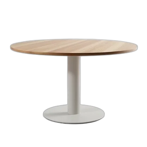 furniture, 3d render, round, wooden transparent PNG cut-out
