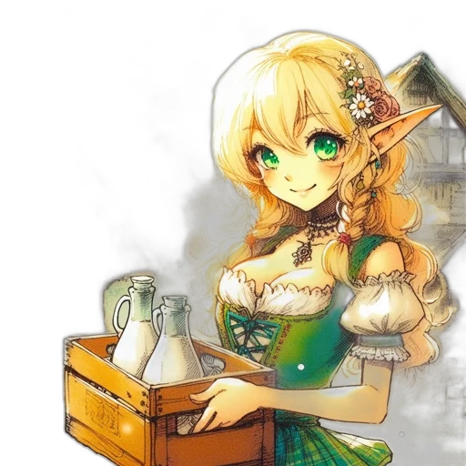 staff, dress, fantasy art, concept art transparent PNG cut-out