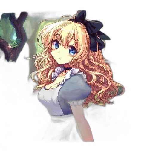 staff, dress, flower, crown transparent PNG cut-out
