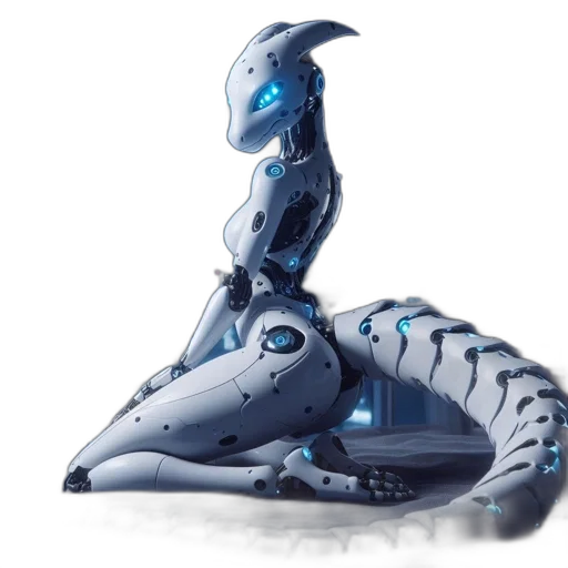 robot, dragon, creature, concept art transparent PNG cut-out