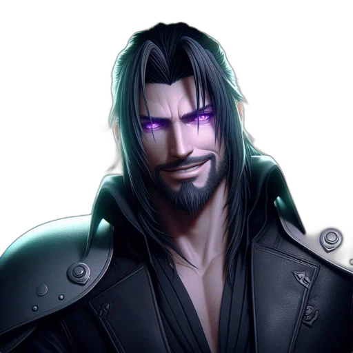 face, fantasy art, concept art, cyberpunk transparent PNG cut-out