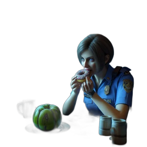 staff, food, weapon, robot transparent PNG cut-out