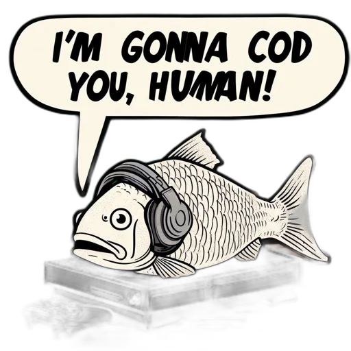 concept art, cartoon, comic book art, underwater transparent PNG cut-out