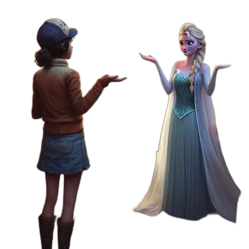 concept art, fantasy art, pixel art, 3d render transparent PNG cut-out