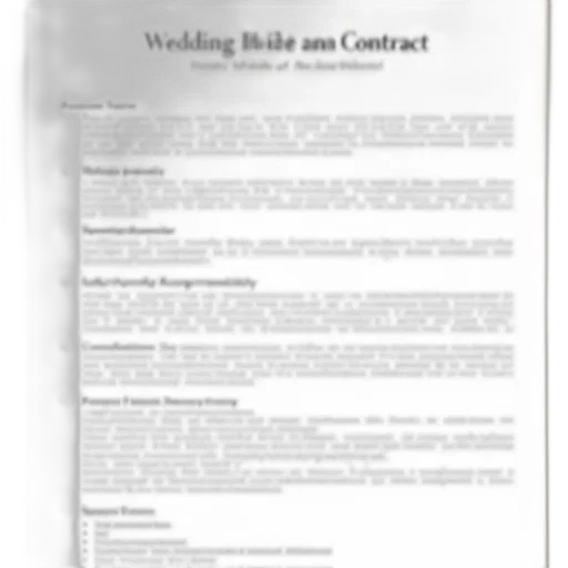 detailed, wedding, planner, contract transparent PNG cut-out