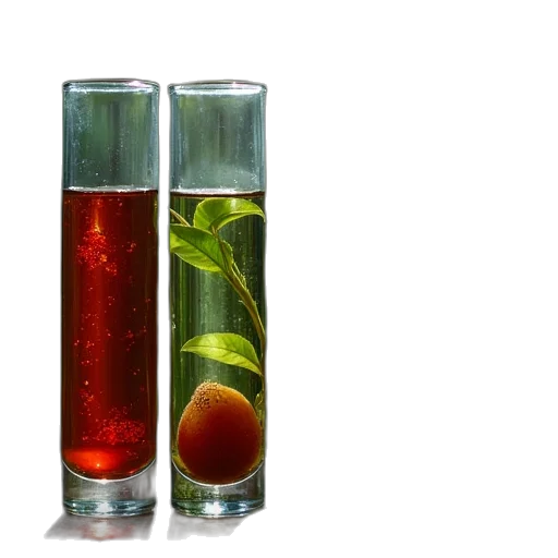 bottle, food, 3d render, photorealistic transparent PNG cut-out