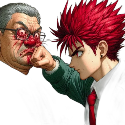 concept art, anime, photorealistic, comic book art transparent PNG cut-out