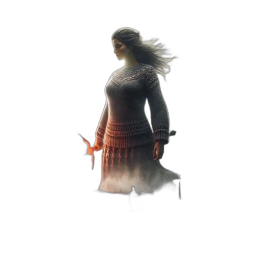 dress, sword, weapon, staff transparent PNG cut-out