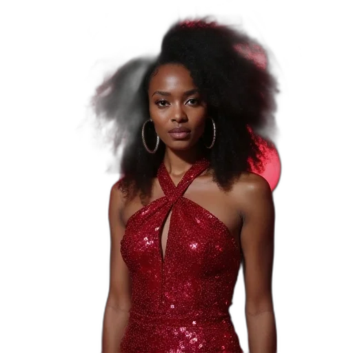 dress, hair, nayl, palefest transparent PNG cut-out