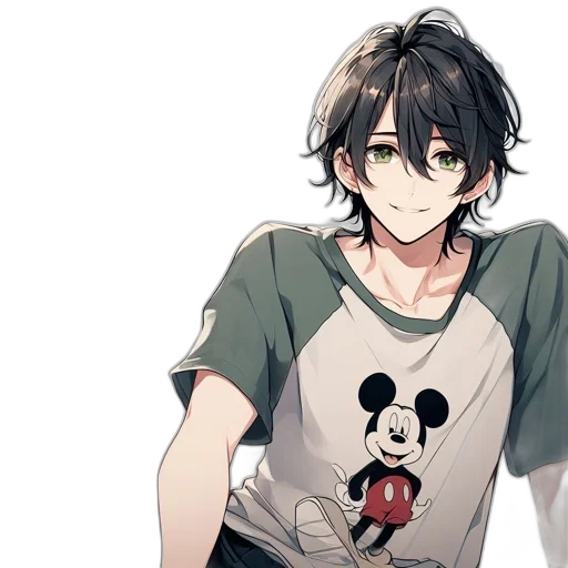 staff, anime, cartoon, pixel art transparent PNG cut-out