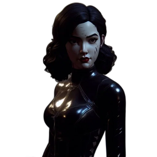 comic book art, concept art, fantasy art, 3d render transparent PNG cut-out