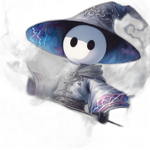 mask, hat, dragon, staff transparent PNG cut-out