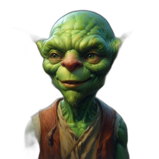 staff, face, mask, creature transparent PNG cut-out